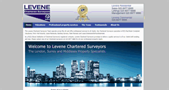 Desktop Screenshot of levene-surveyors.com